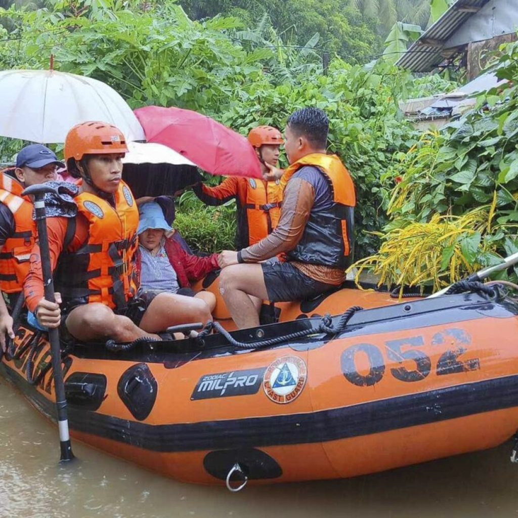 Storm floods northern Philippine regions, including capital, disrupting schools, work and travel