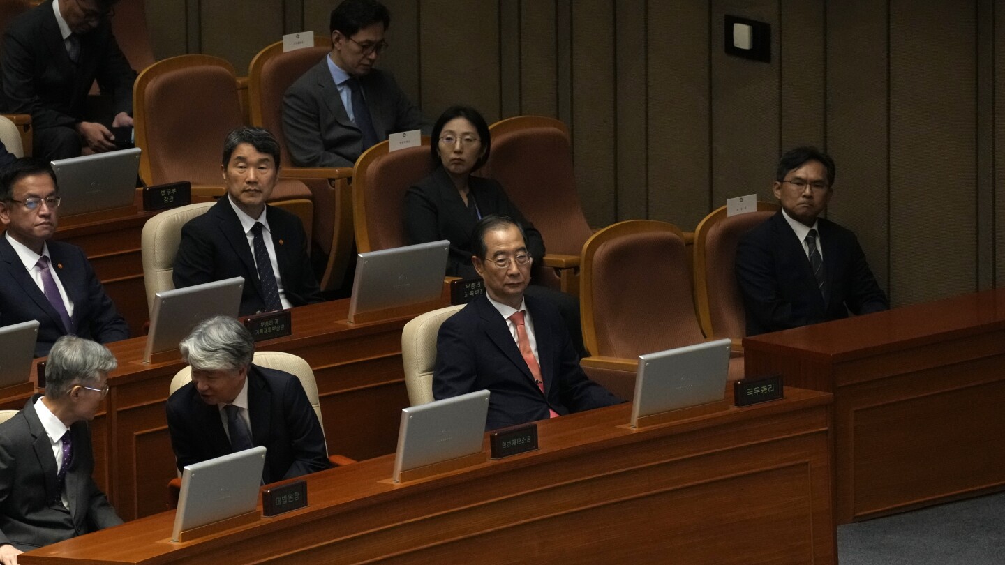 South Korea’s president skips opening ceremony of parliament as strife with opposition deepens