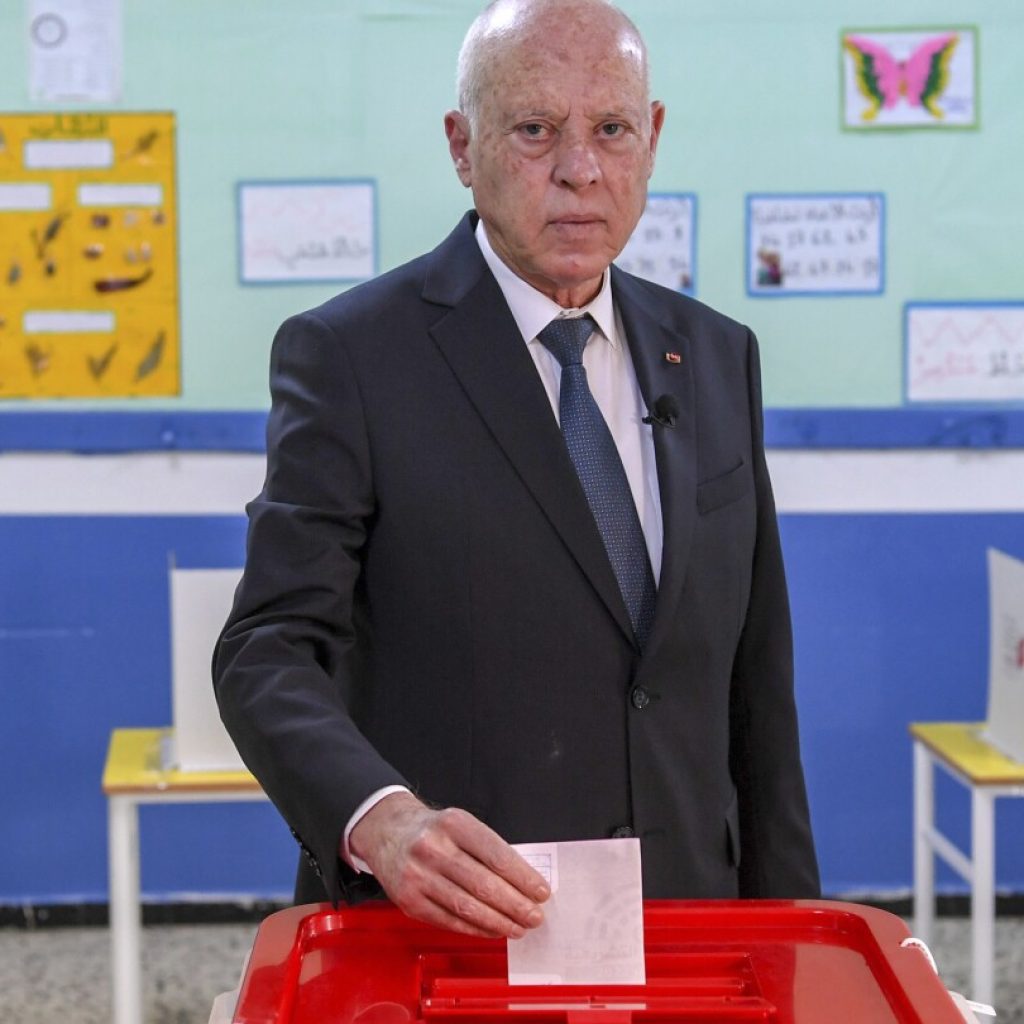 Tunisia’s electoral authority approves just 2 candidates to challenge Saied. 1 has been detained