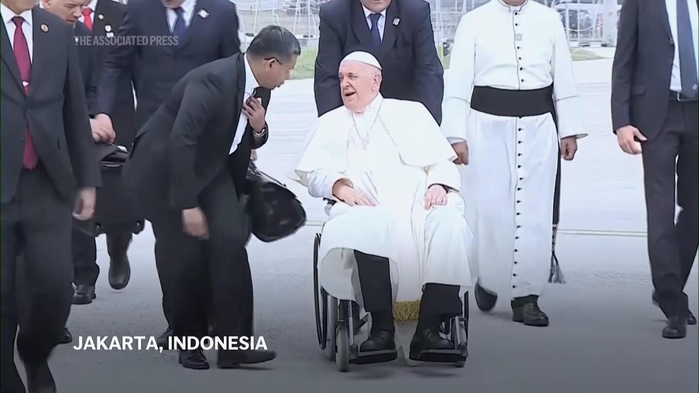 Pope Francis arrives in Indonesia’s capital, first stop on his tour of Southeast Asia and Oceania | AP News