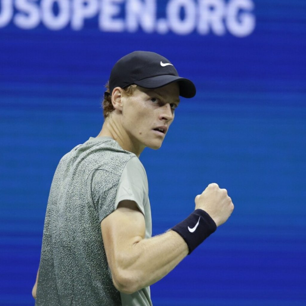 US Open: No. 1 Jannik Sinner gets past Tommy Paul to set up a quarterfinal against Daniil Medvedev