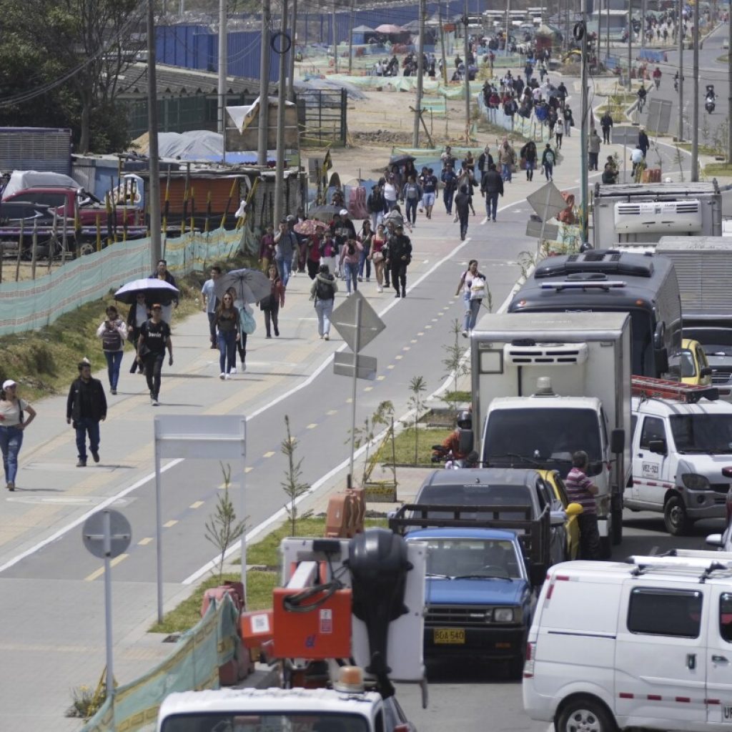 Colombian truckers block highways in main cities in protest over increases in fuel prices