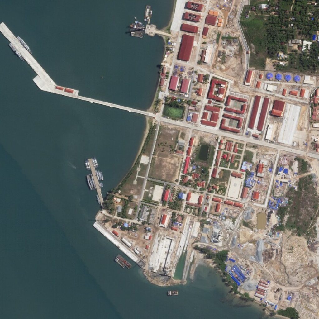 Cambodia says China gifting 2 warships as it finishes work expanding strategically important port