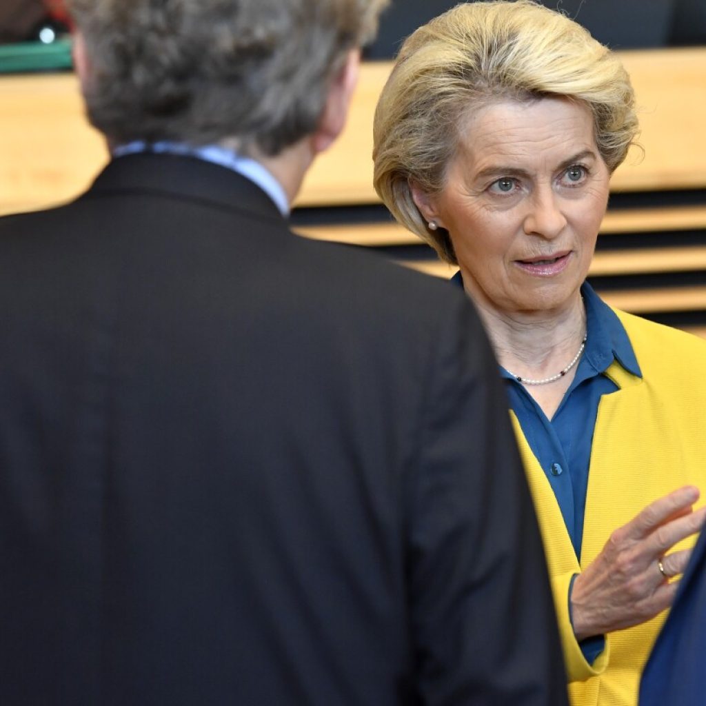 EU chief says she’s pushing full steam ahead for gender parity in EU’s executive office