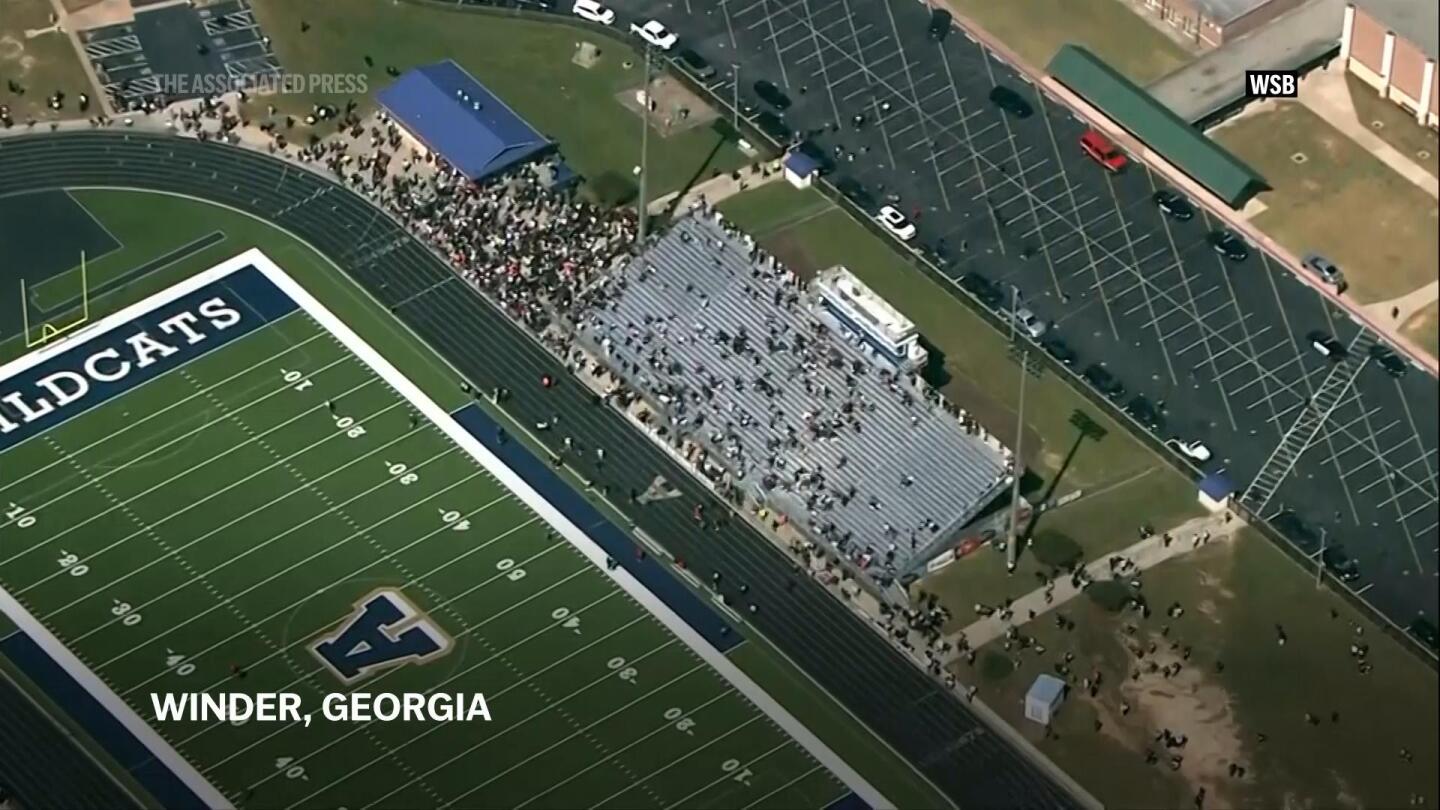 Injuries reported in shooting at Georgia high school