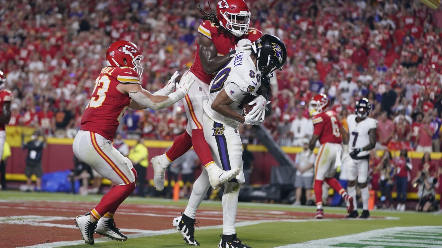 Chiefs hold off Ravens 27-20 when review overturns TD on final play of NFL’s season opener