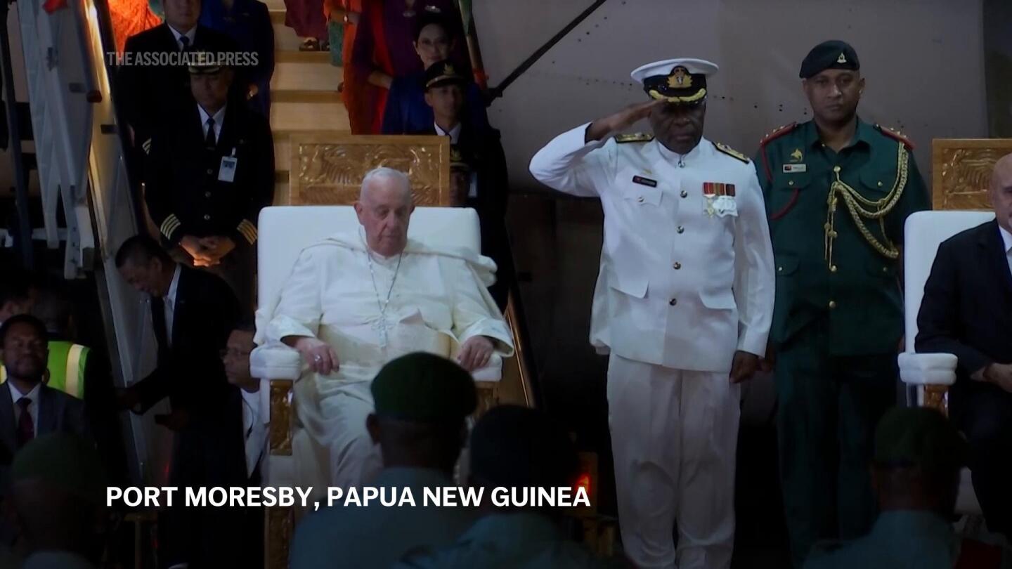 Pope arrives in Papua New Guinea for the second leg of his Southeast Asia and Oceania trip | AP News