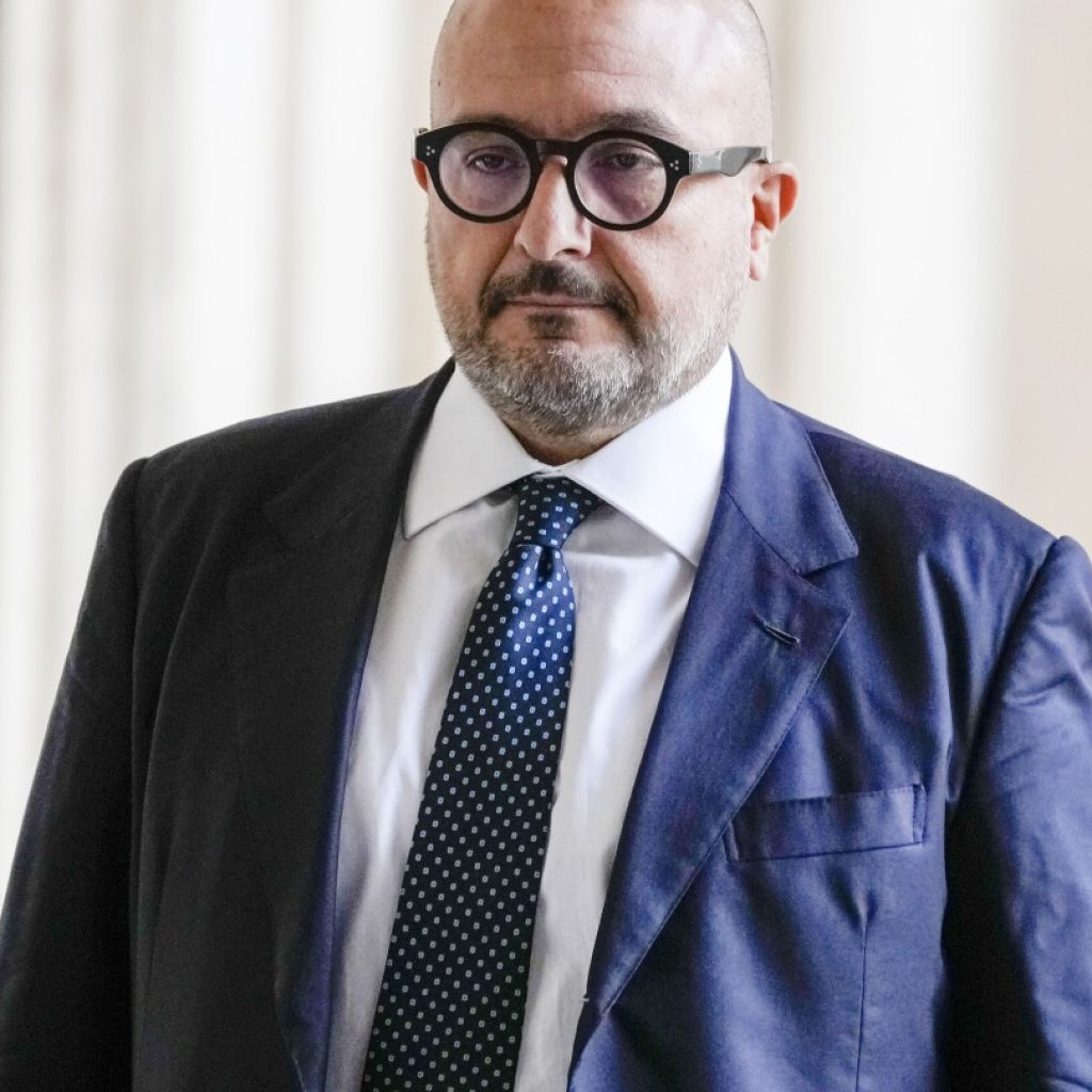 Italy’s culture minister resigns after admitting an affair with a ministry consultant