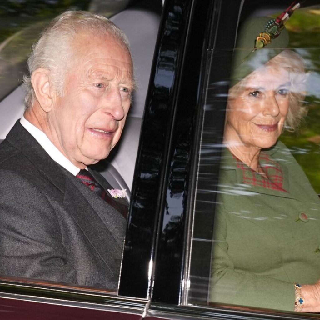 King Charles attends church prayers on the anniversary of Queen Elizabeth’s death