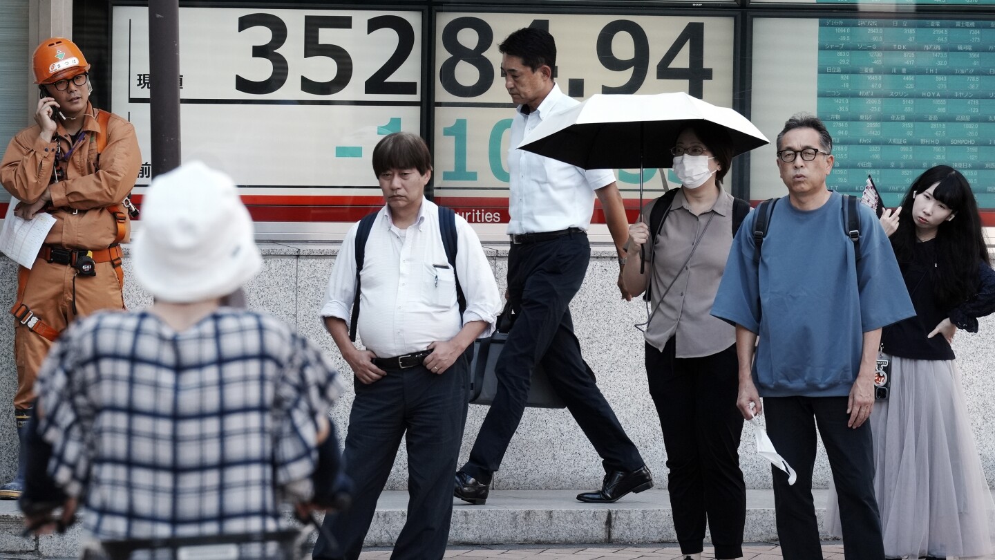 Asian markets dip after Wall Street had its worst week in nearly 18 months