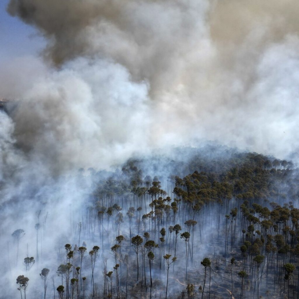 Amid the worst drought in Brazil history, wildfires rage and the Amazon falls to a record low level