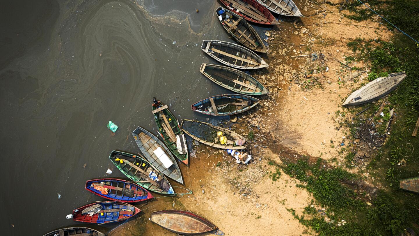 Severe drought drops water level to historic low on the Paraguay River, a regional lifeline