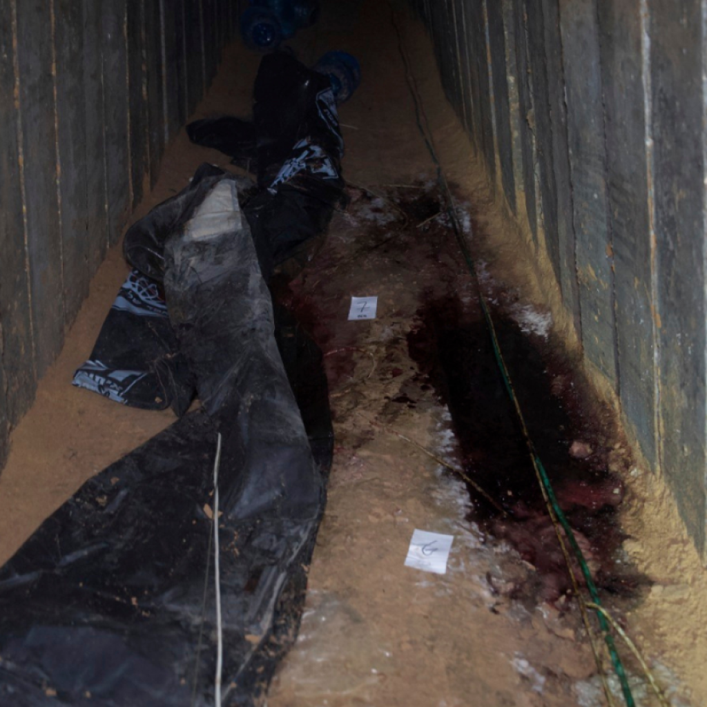 Israel releases video of Gaza tunnel where it says bodies of six hostages were found | AP News