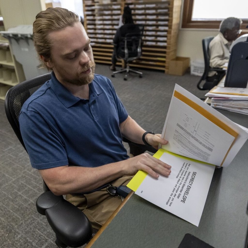 The first general election ballots are going in the mail as the presidential contest nears