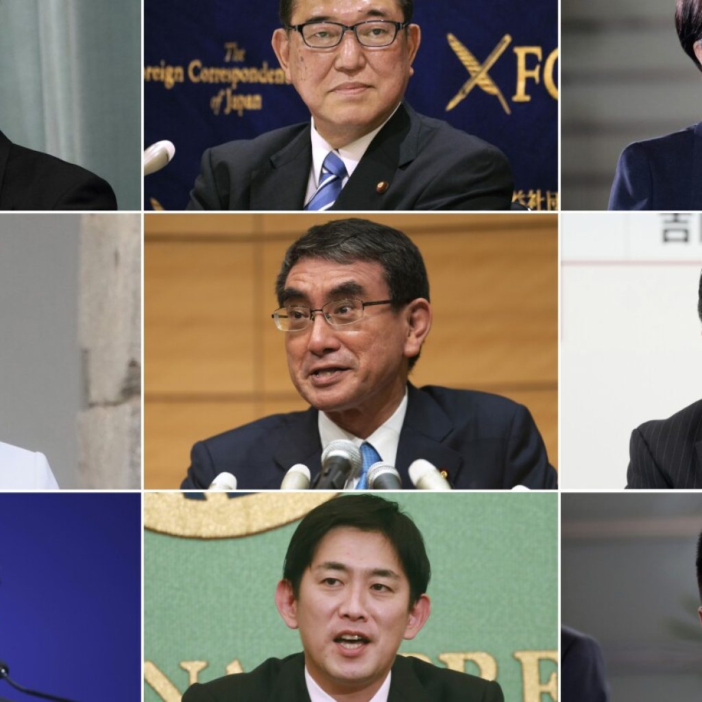 The candidates to be Japan’s next leader include a former premier’s son and a defense expert