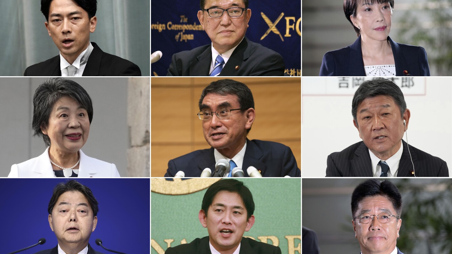 The candidates to be Japan’s next leader include a former premier’s son and a defense expert