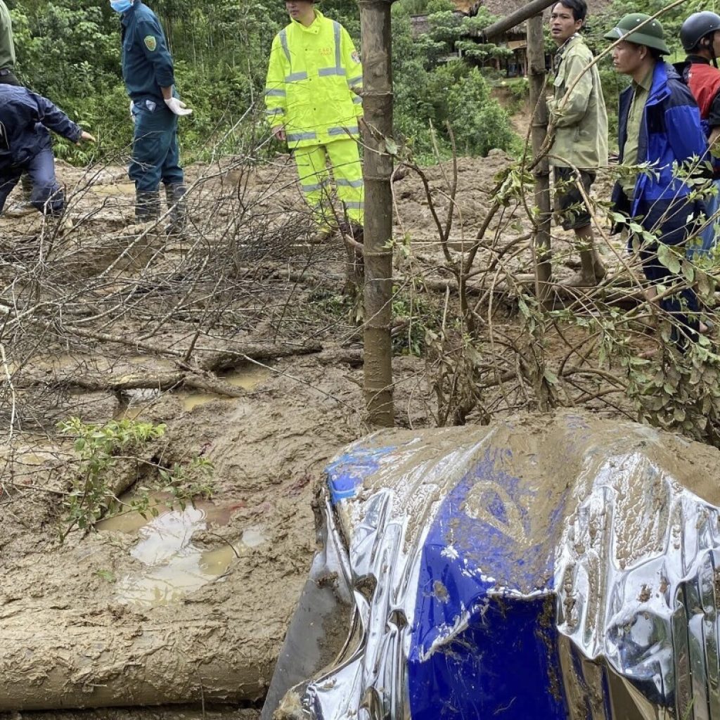 Vietnam death toll climbs to 197 as typhoon’s aftermath brings flash floods and landslides