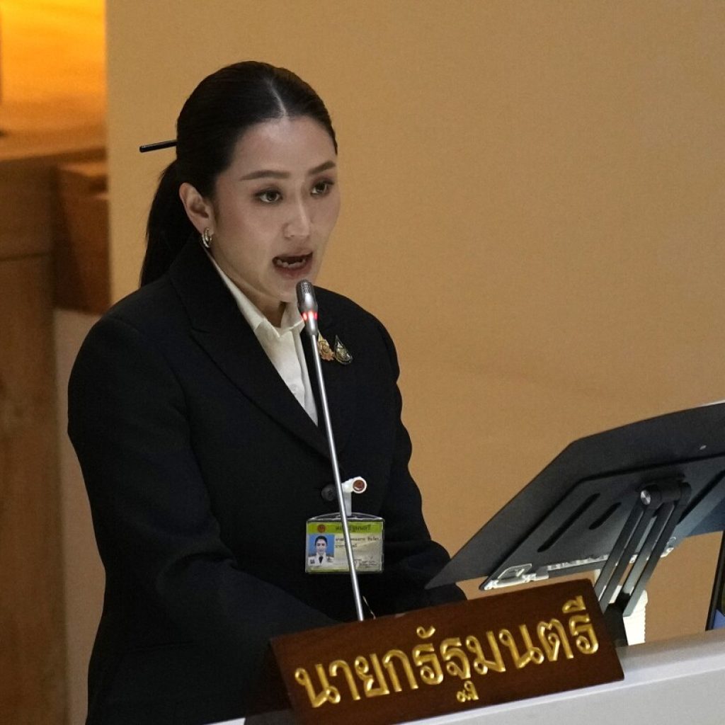 Thailand’s slumping economy is new leader Paetongtarn’s focus in her first parliamentary speech