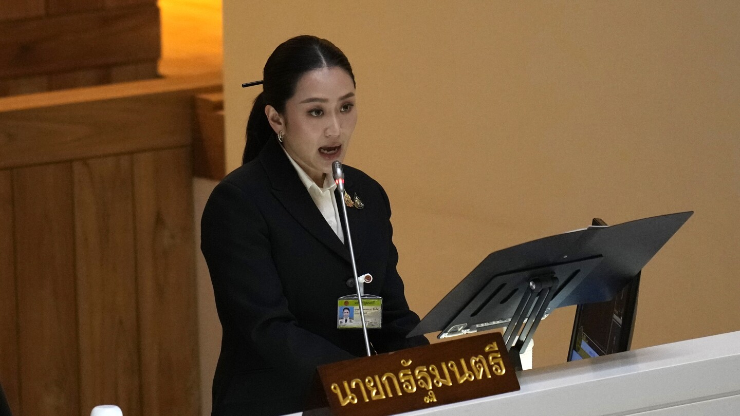 Thailand’s slumping economy is new leader Paetongtarn’s focus in her first parliamentary speech