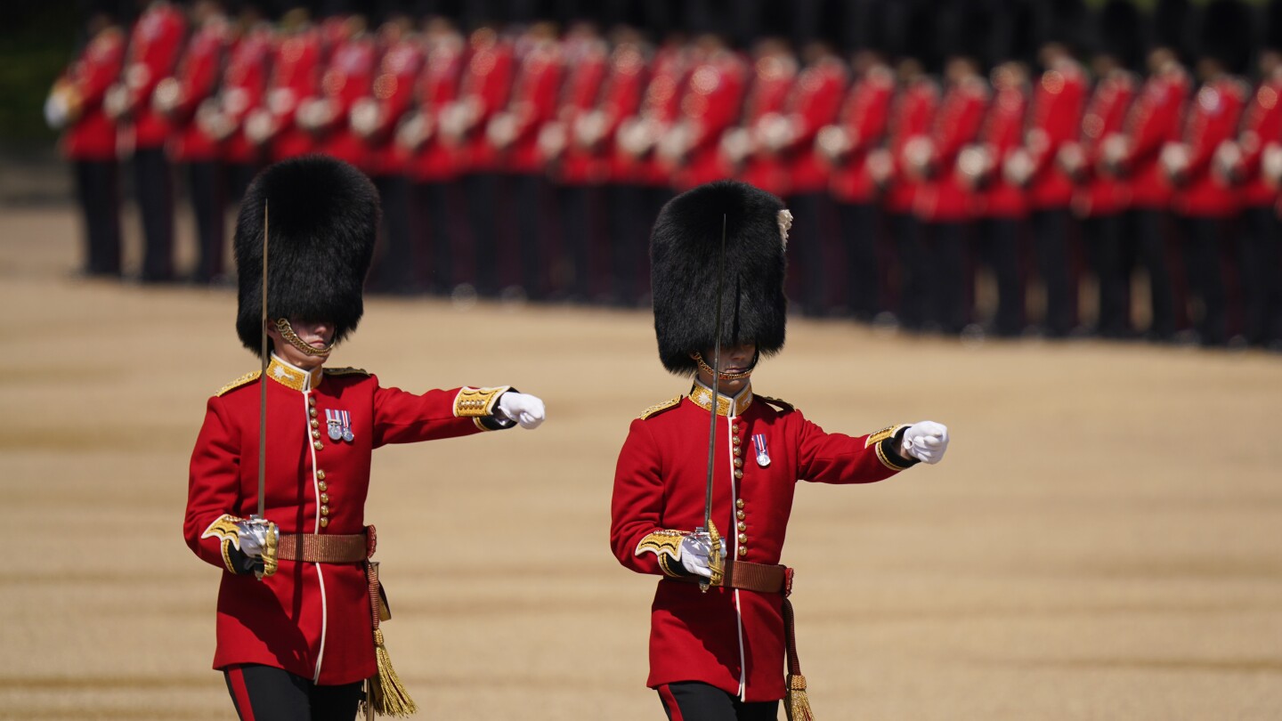 Buckingham Palace guard’s distinctive bearskin caps under fire by animal rights group