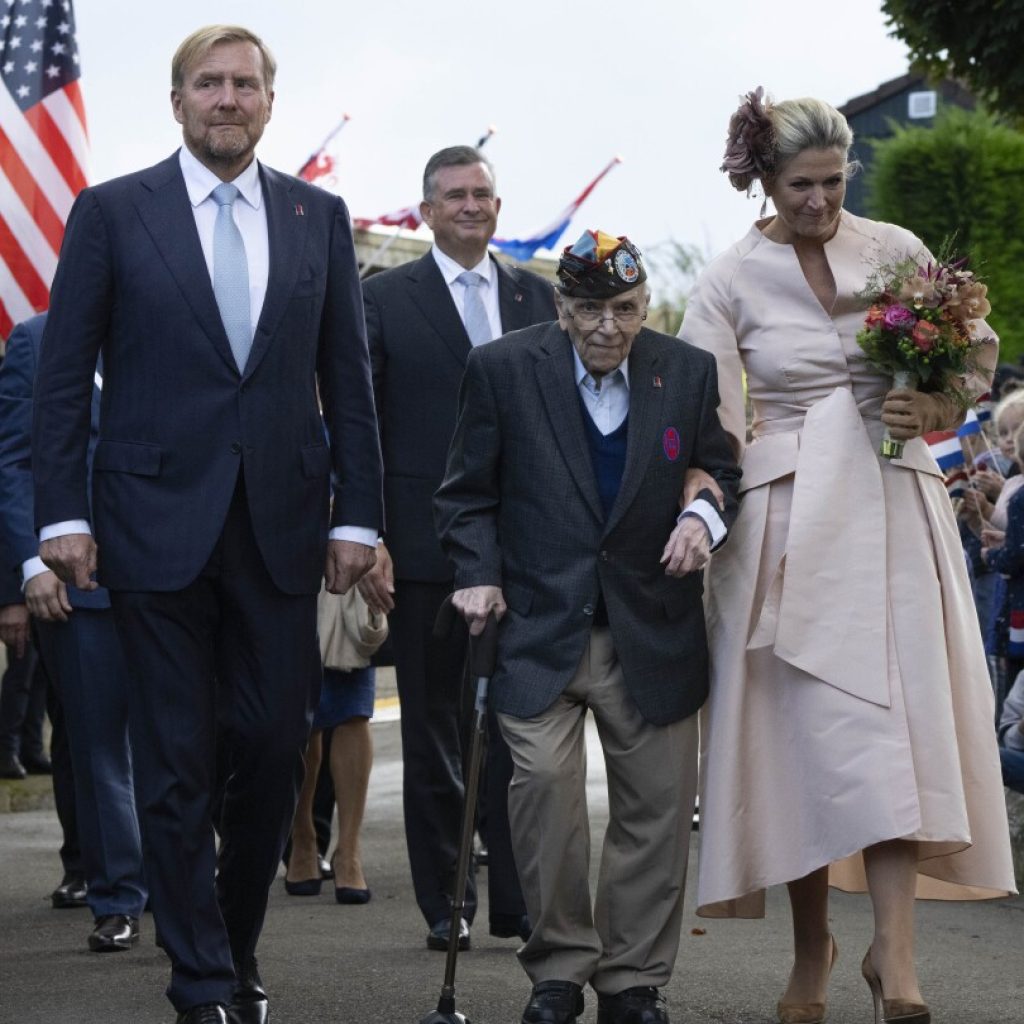 A tiny village has commemorated being the first Dutch place liberated from World War II occupation