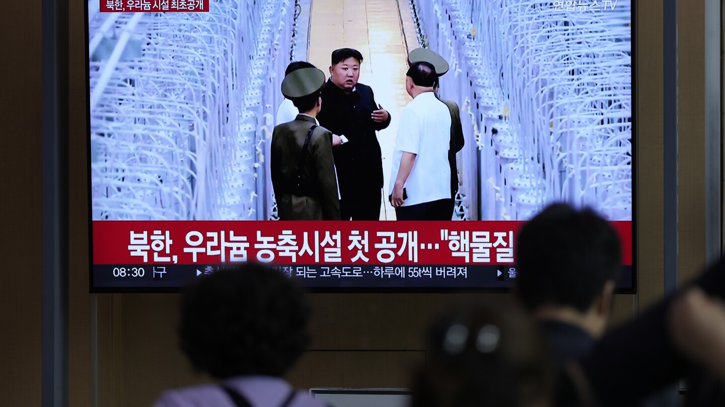 North Korea discloses a uranium enrichment facility as Kim calls for more nuclear weapons