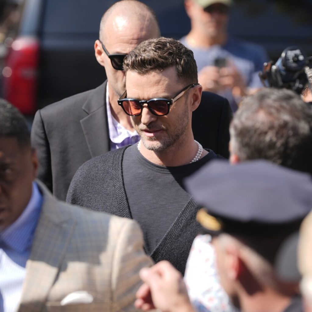 Justin Timberlake pleads guilty to impaired driving in New York