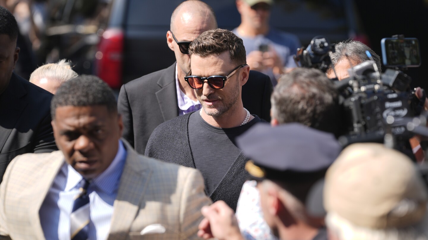 Justin Timberlake pleads guilty to impaired driving in New York