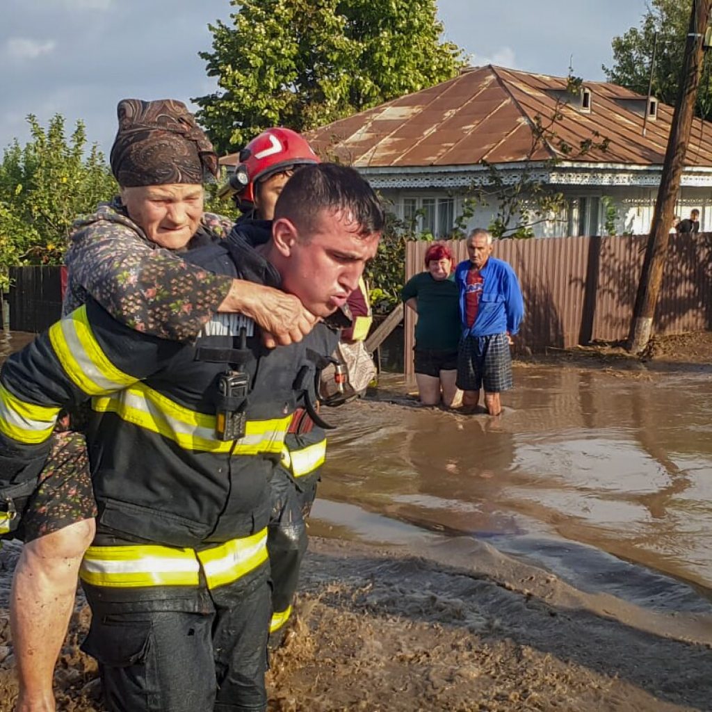 Five people found dead in eastern Romania as rainstorms leave scores stranded