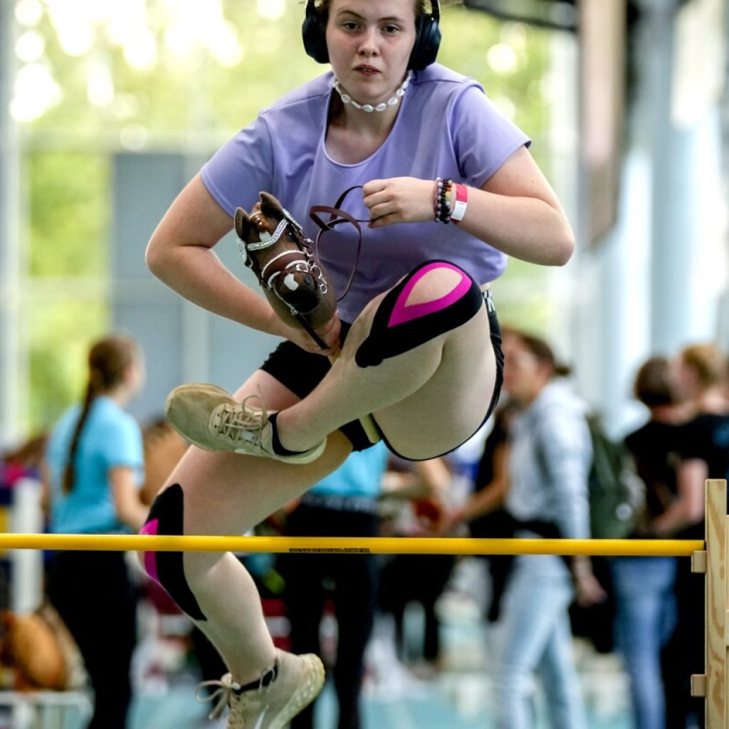 Germany’s first hobby horsing championship gallops through Frankfurt