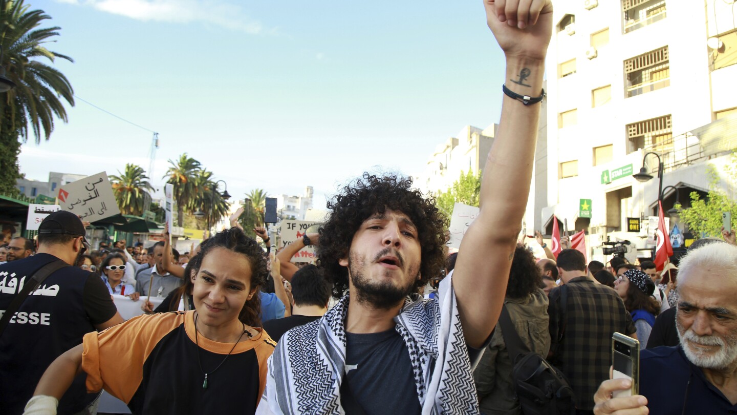 The presidential campaign season in Tunisia is officially underway a day after protests