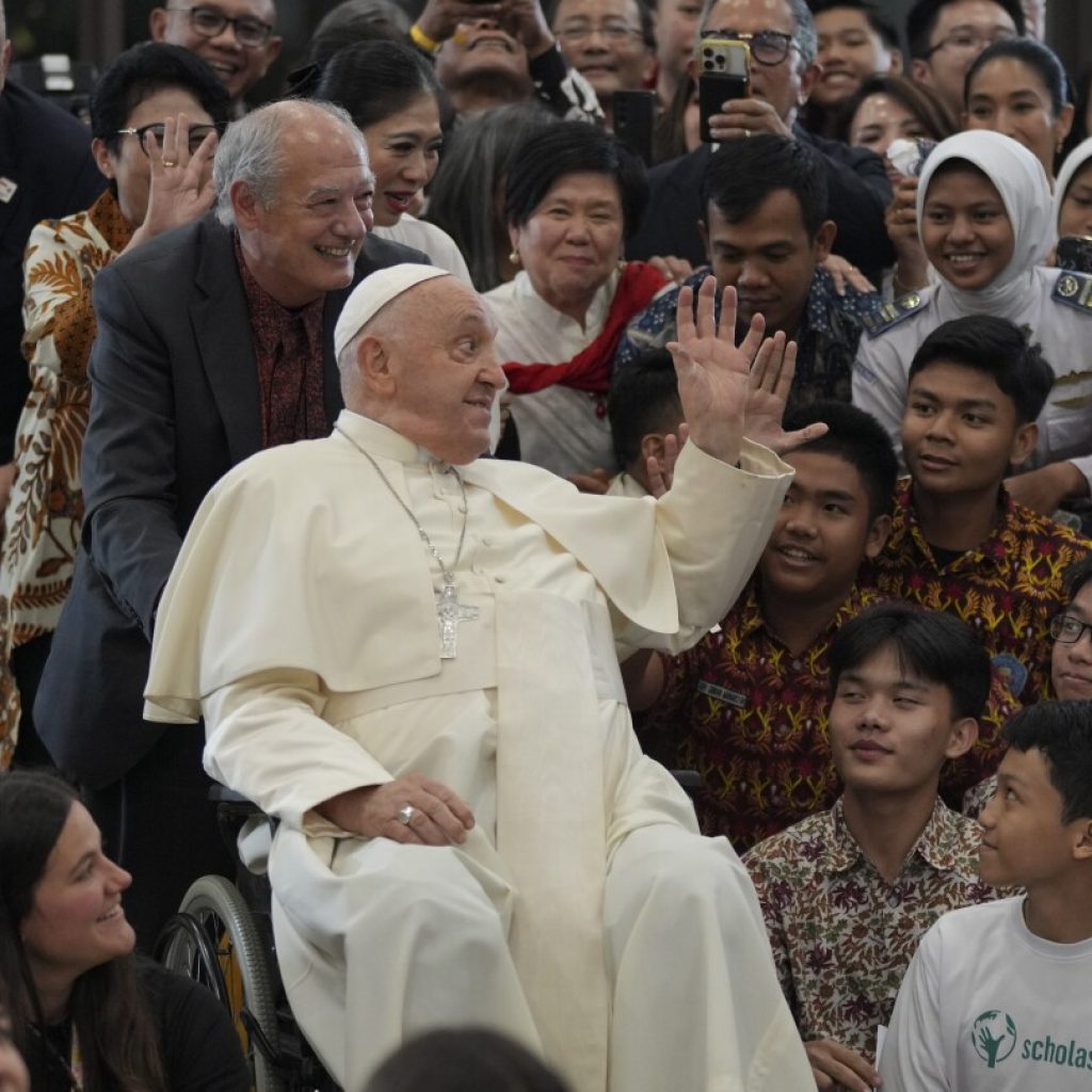 87 and hobbled, Pope Francis goes off-script in Asia and reminds world he can still draw a crowd