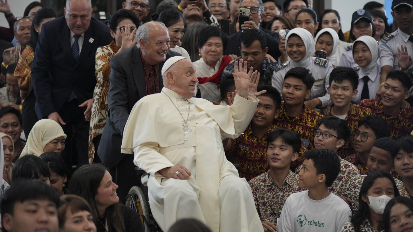 87 and hobbled, Pope Francis goes off-script in Asia and reminds world he can still draw a crowd