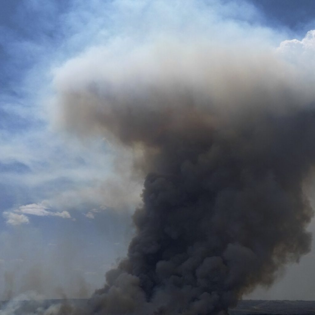 Brazilian firefighters battle national park wildfire that is enveloping Brasilia in smoke