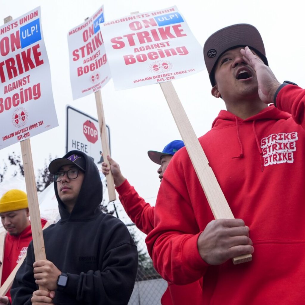 Boeing says it’s considering temporary layoffs to save cash during the strike by machinists