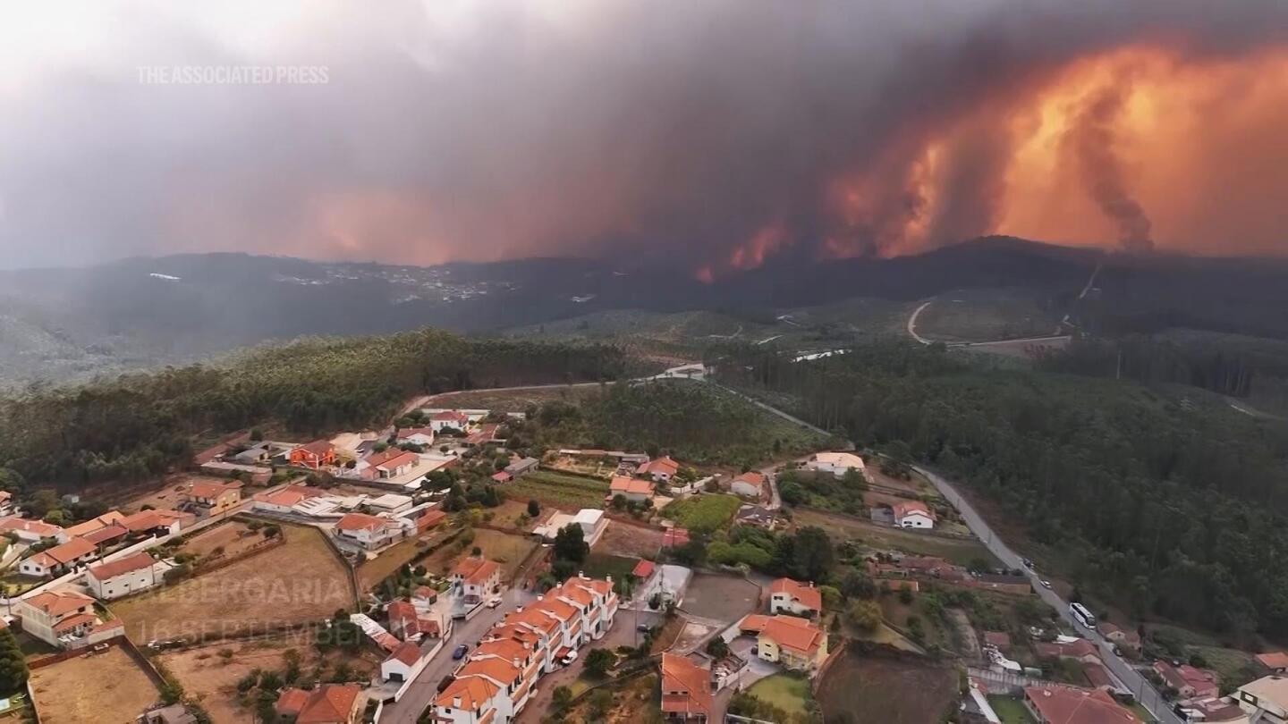 Portugal firefighters struggle to contain wildfires, as PM warns of ‘difficult hours’ to come | AP News