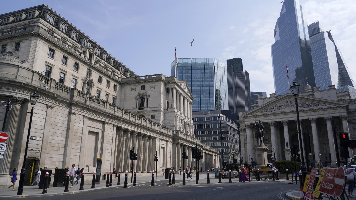 UK inflation is steady at 2.2% ahead of Bank of England’s next rate decision