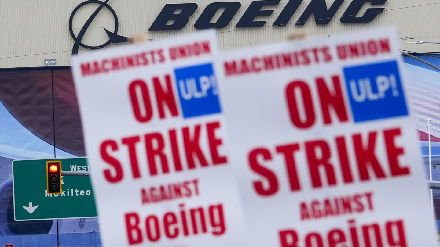 Boeing CEO says the company will furlough employees soon to preserve cash during labor strike