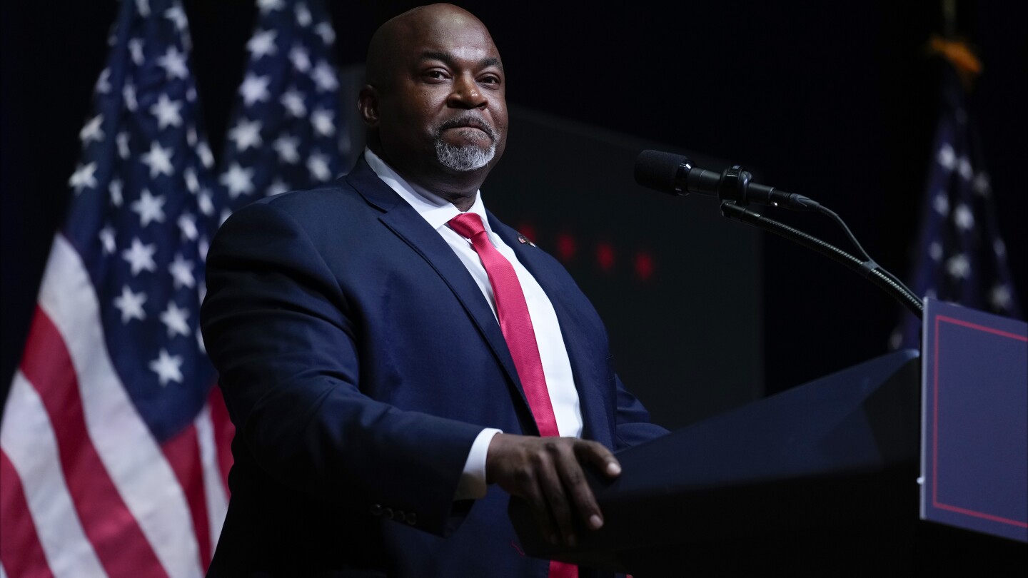 North Carolina Republican governor candidate Mark Robinson vows to stay in race despite media report