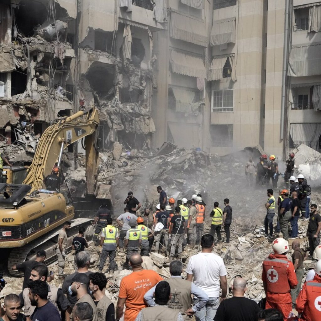 The death toll from a rare Israeli airstrike on a Beirut suburb rises to 31