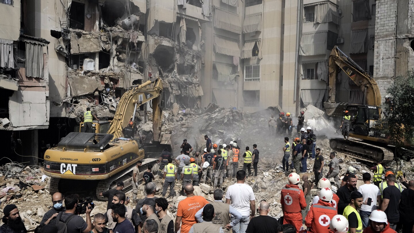 The death toll from a rare Israeli airstrike on a Beirut suburb rises to 31