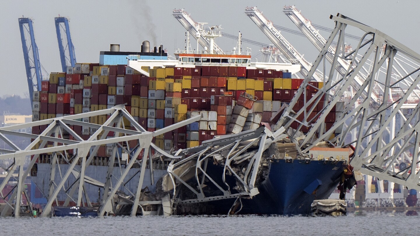 FBI agents have boarded vessel managed by company whose other cargo ship collapsed Baltimore bridge