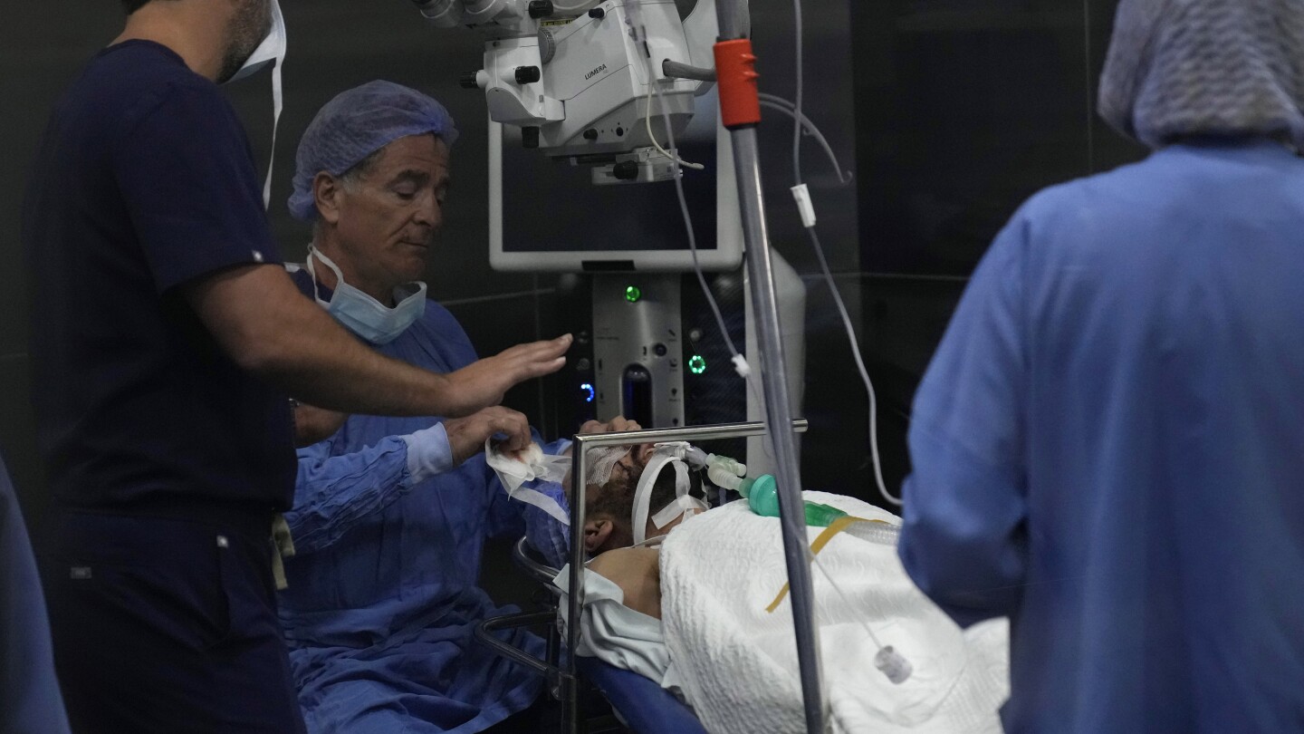 Lebanese doctor races to save the eyes of those hurt by exploding tech devices