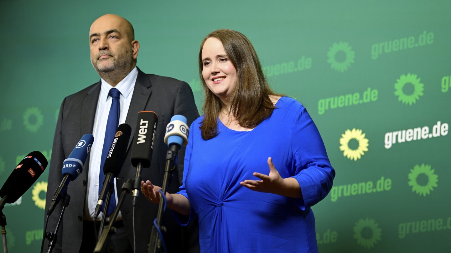 The leaders of Germany’s Greens are quitting after election defeats