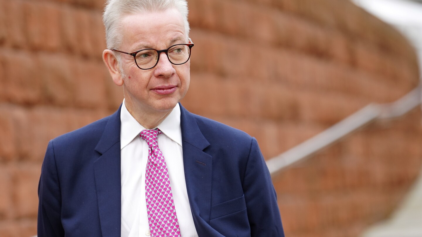 UK political magazine The Spectator’s new editor is Michael Gove